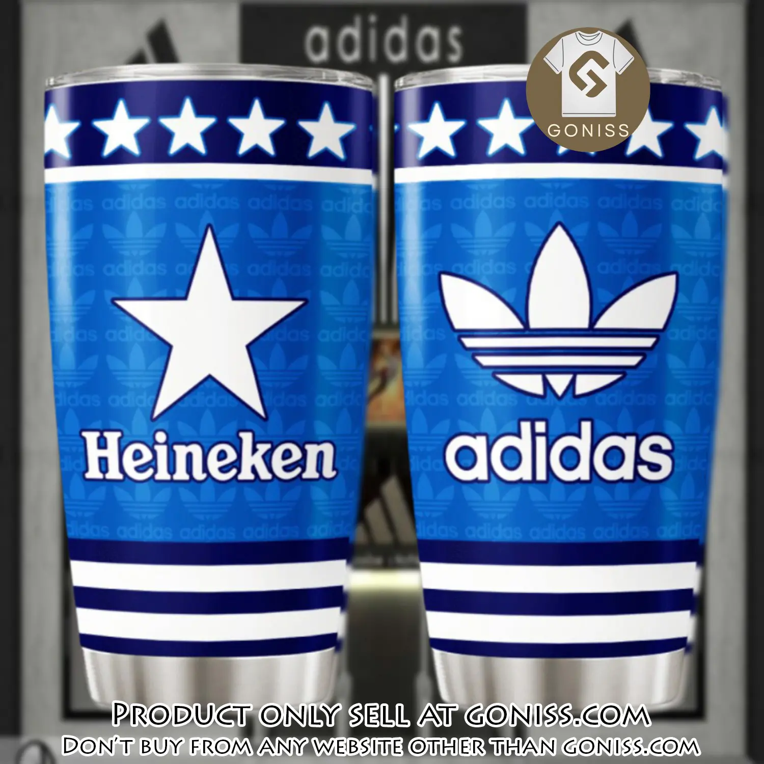 Adidas heineken stainless steel tumbler 20oz30oz gn0609193
